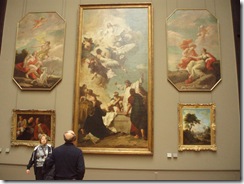 Lots of art at the Louvre